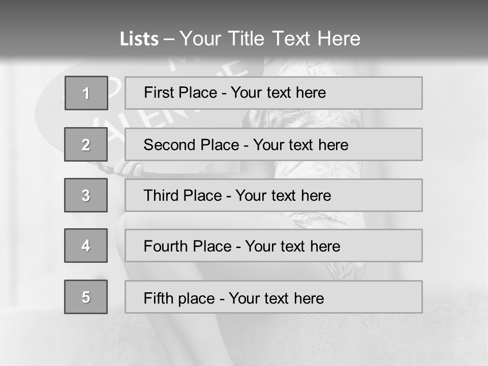 Swimming Suits Shape Give PowerPoint Template