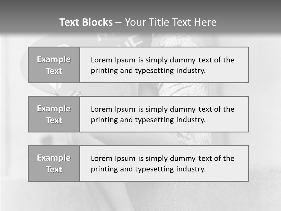 Swimming Suits Shape Give PowerPoint Template