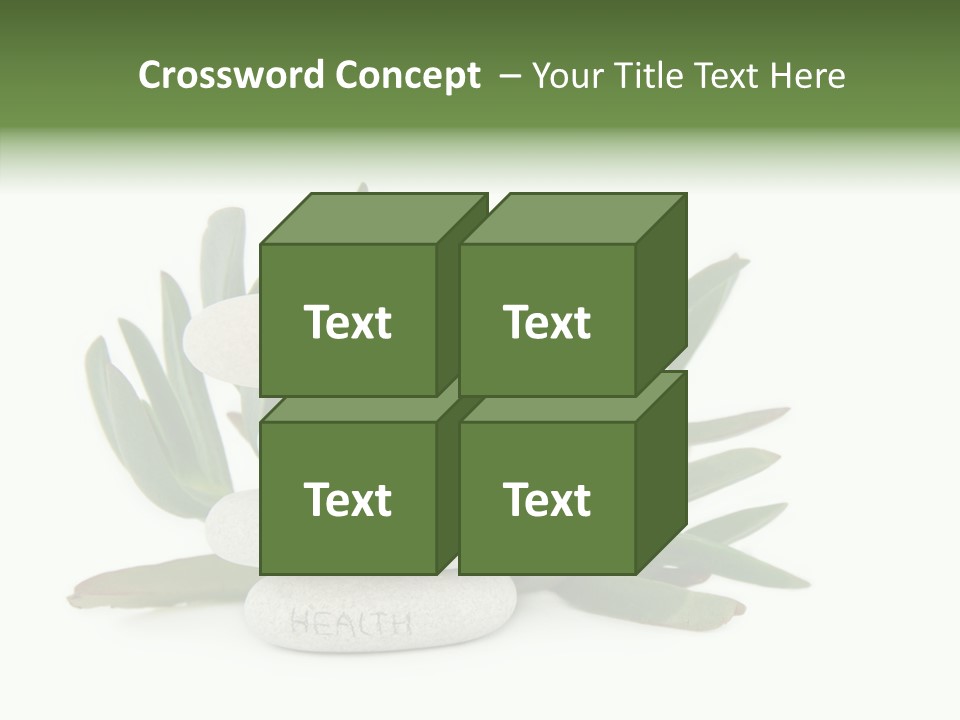 Isolated White Background Mind PowerPoint Template