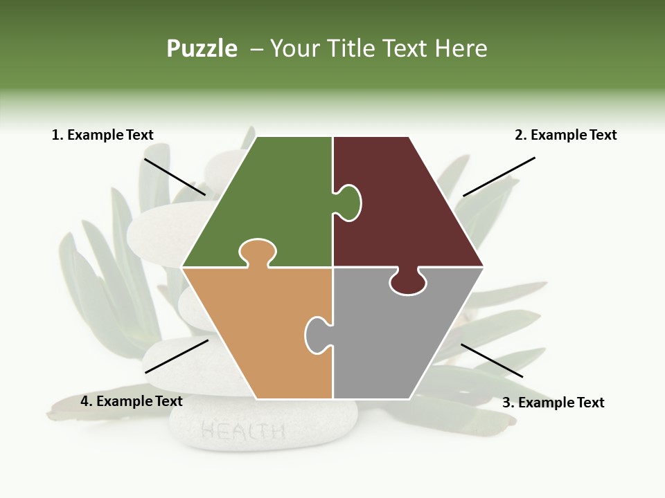 Isolated White Background Mind PowerPoint Template