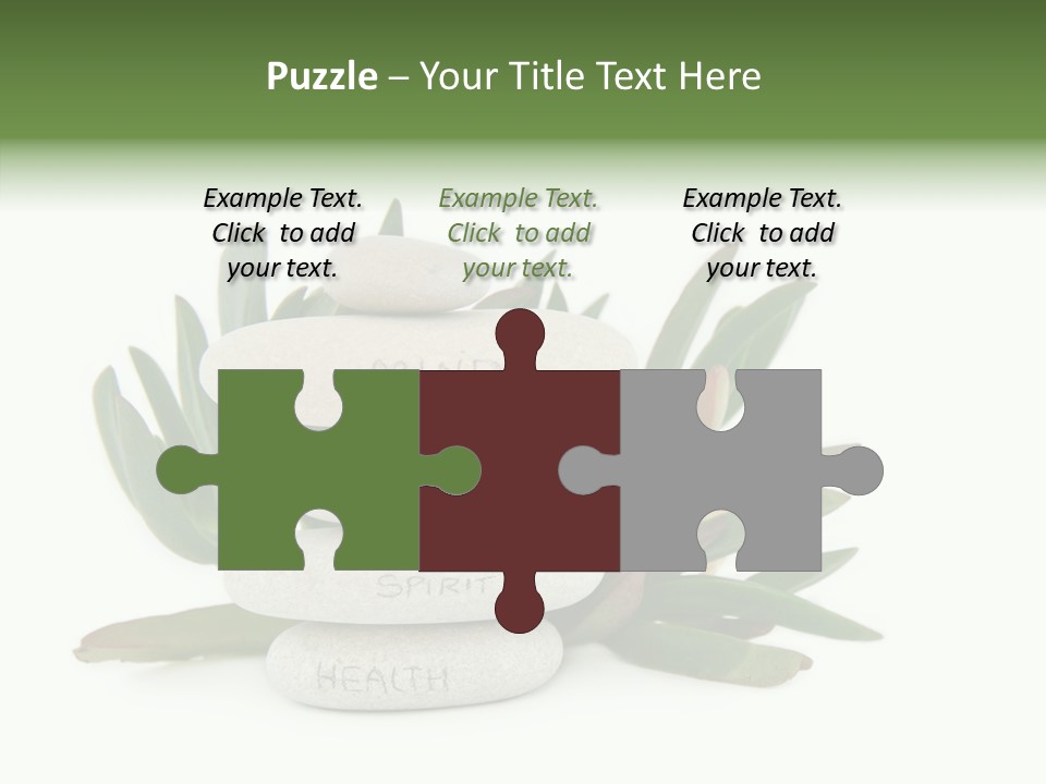 Isolated White Background Mind PowerPoint Template