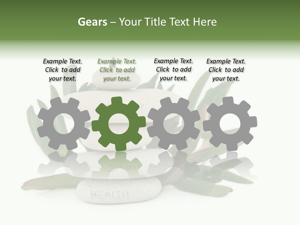 Isolated White Background Mind PowerPoint Template