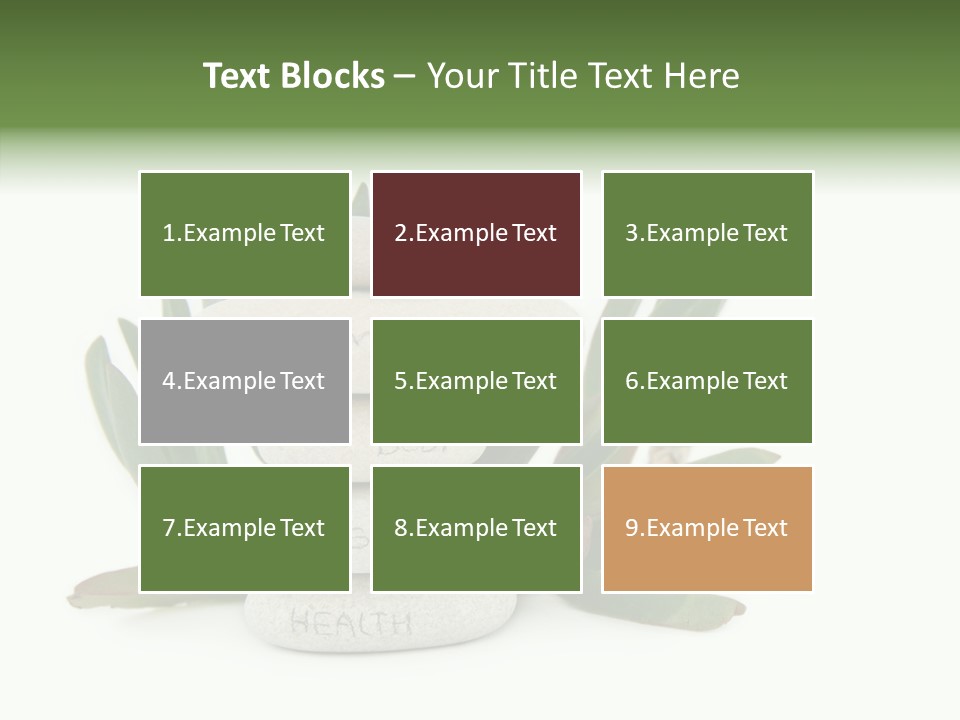 Isolated White Background Mind PowerPoint Template