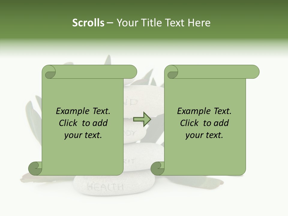 Isolated White Background Mind PowerPoint Template