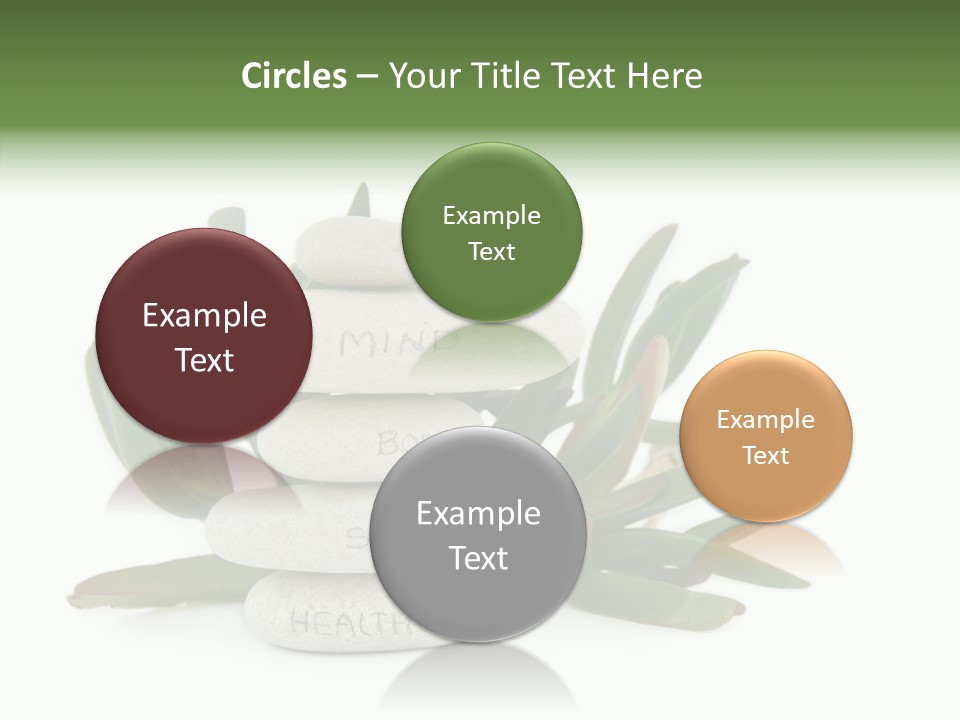 Isolated White Background Mind PowerPoint Template