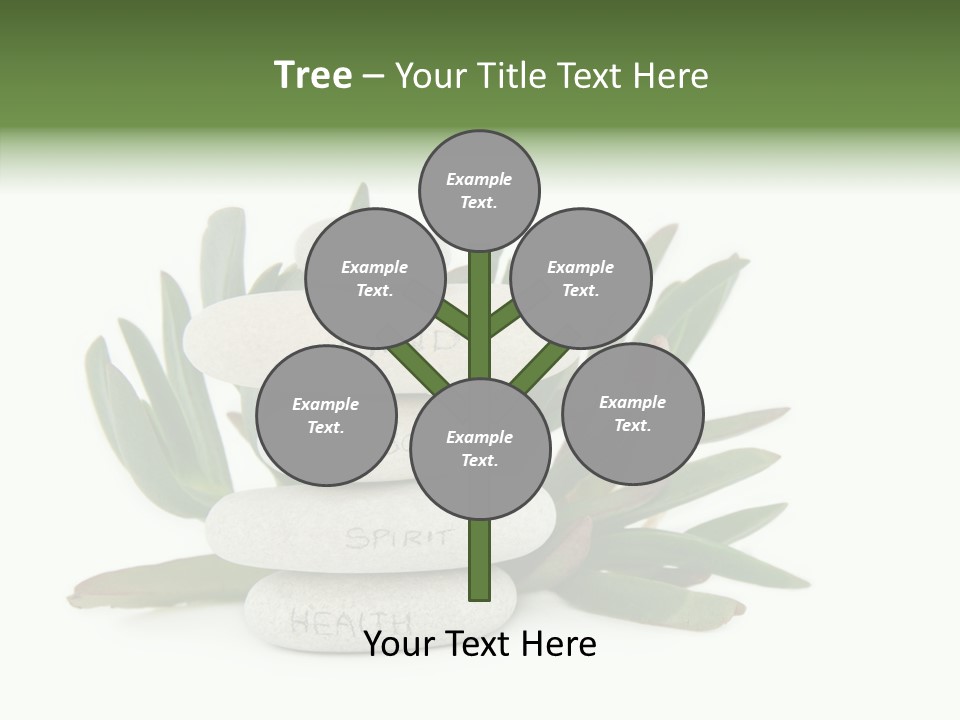 Isolated White Background Mind PowerPoint Template