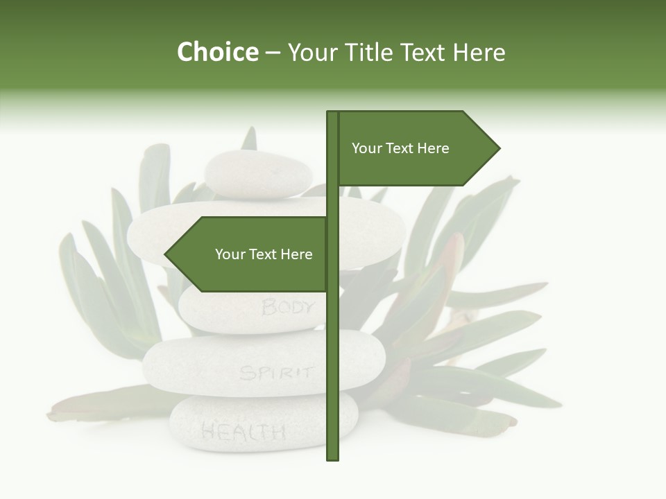 Isolated White Background Mind PowerPoint Template