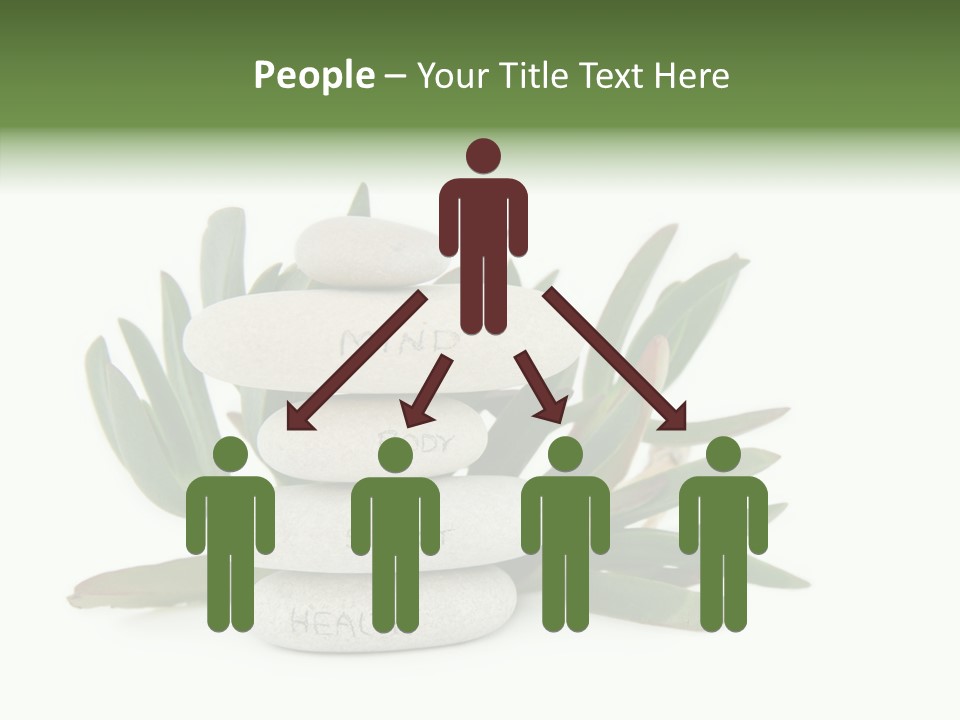 Isolated White Background Mind PowerPoint Template