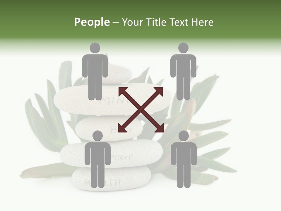 Isolated White Background Mind PowerPoint Template