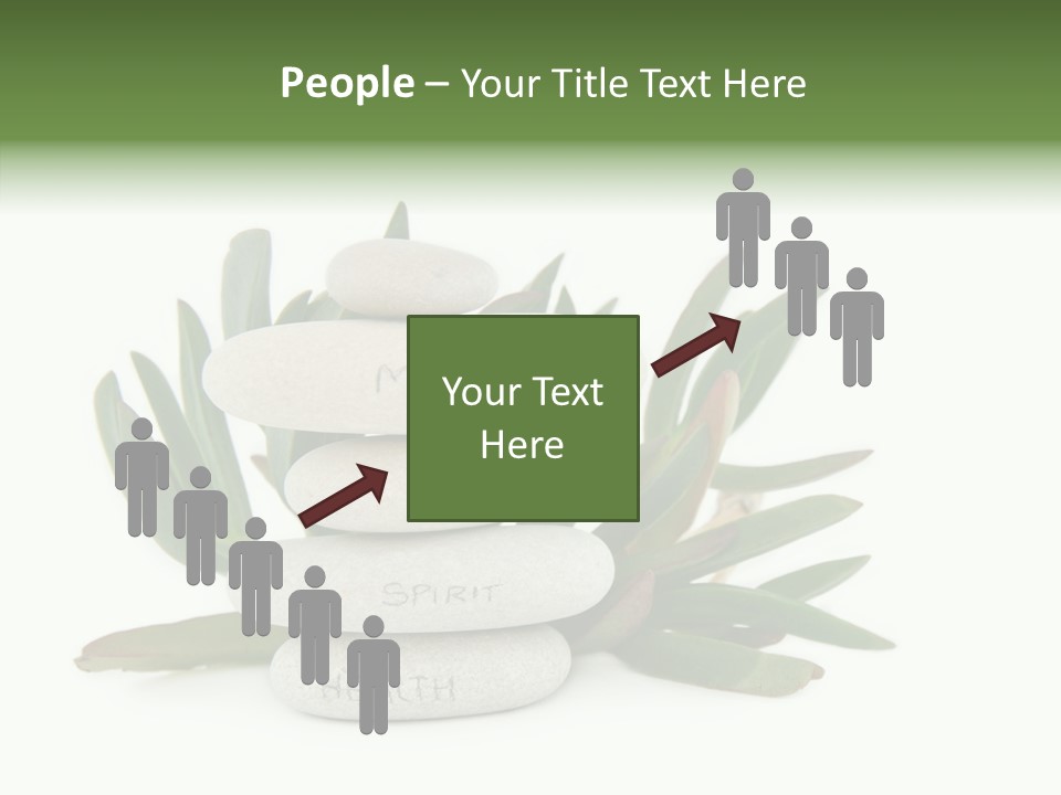 Isolated White Background Mind PowerPoint Template