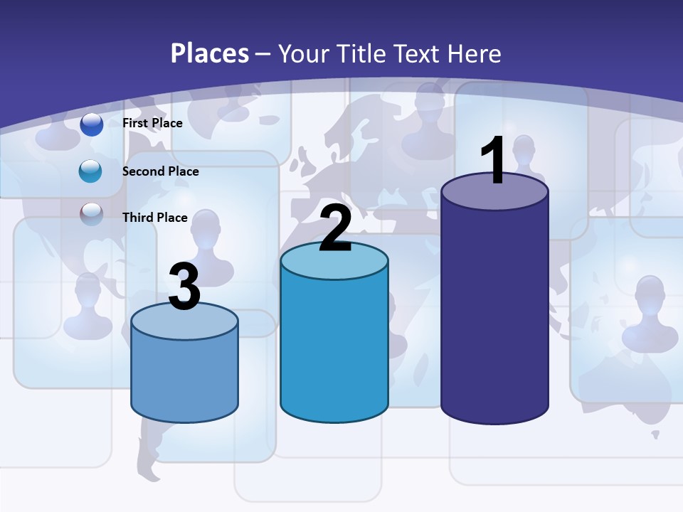 Business Globe People PowerPoint Template