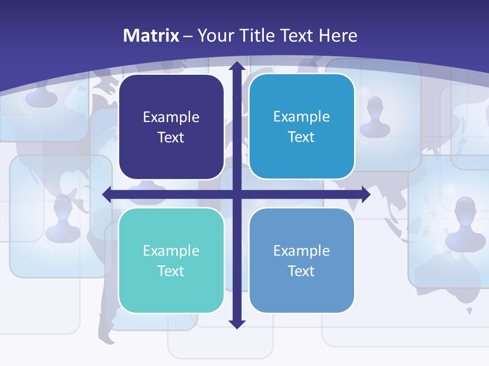 Business Globe People PowerPoint Template