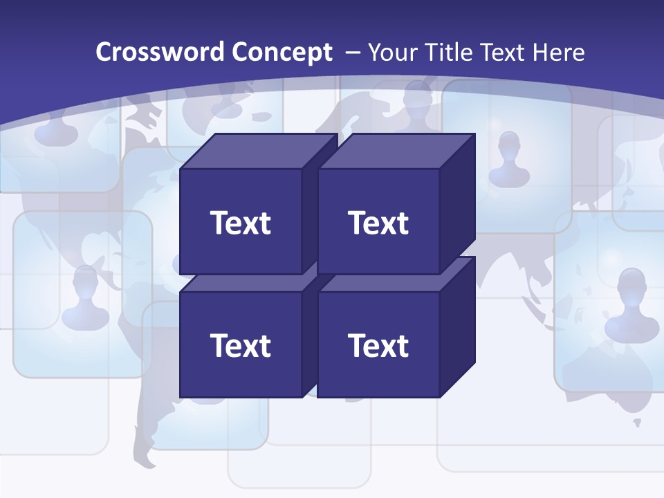 Business Globe People PowerPoint Template