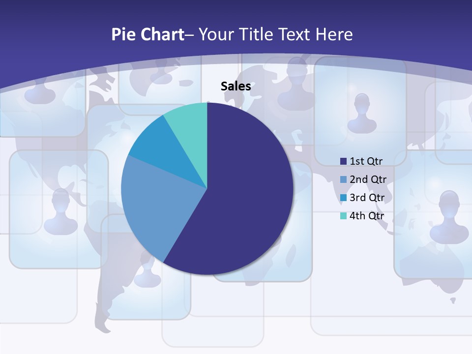 Business Globe People PowerPoint Template