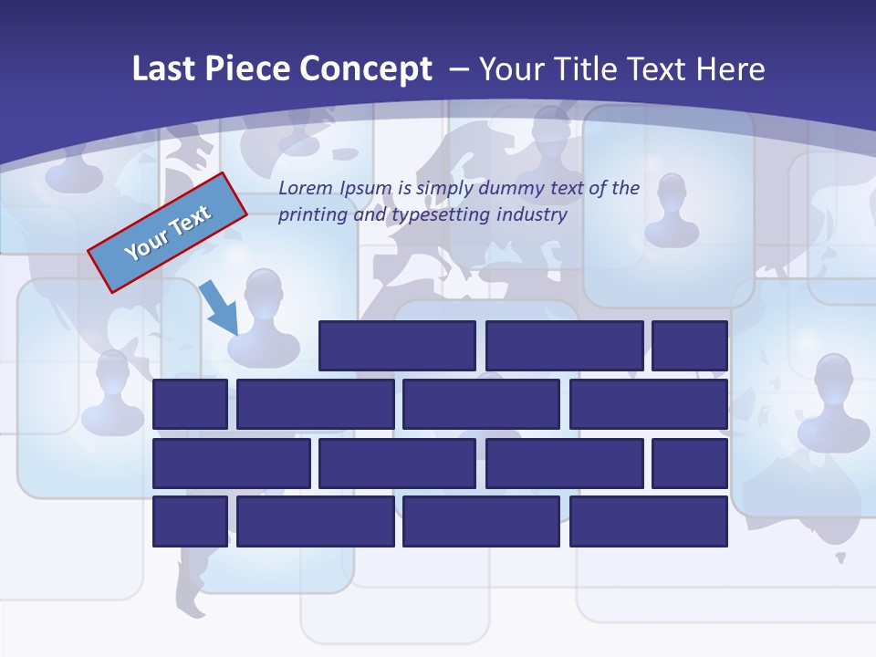 Business Globe People PowerPoint Template