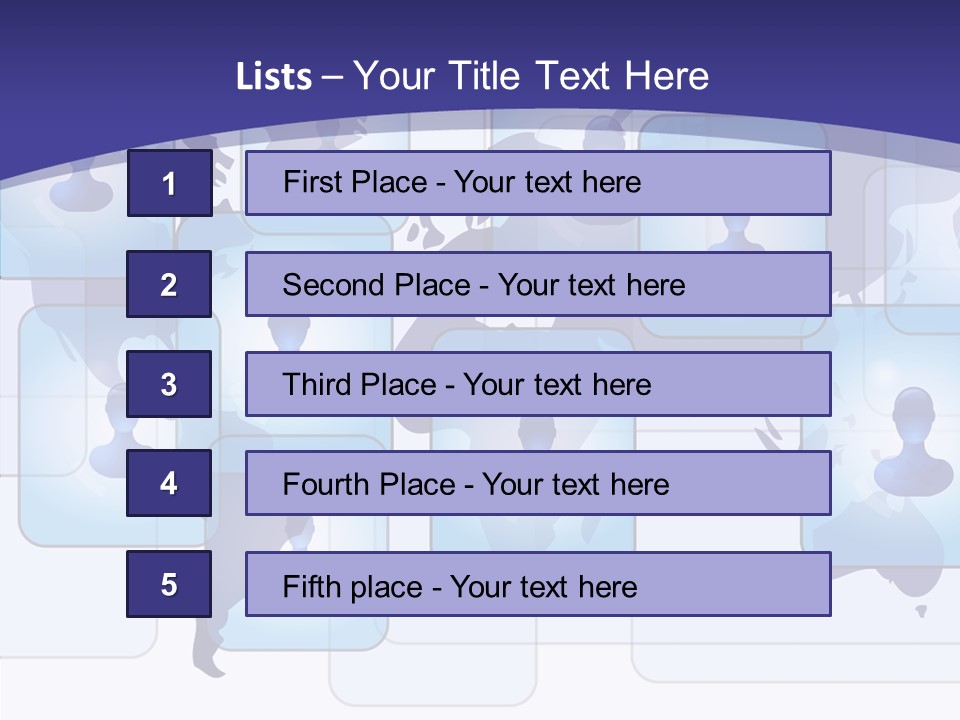 Business Globe People PowerPoint Template