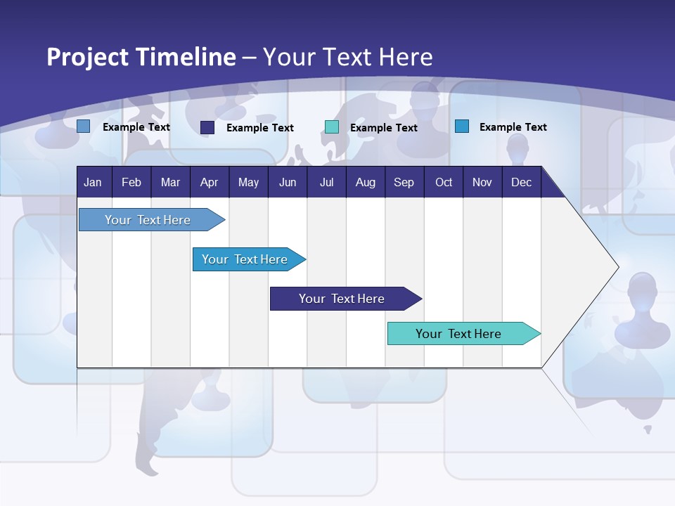 Business Globe People PowerPoint Template
