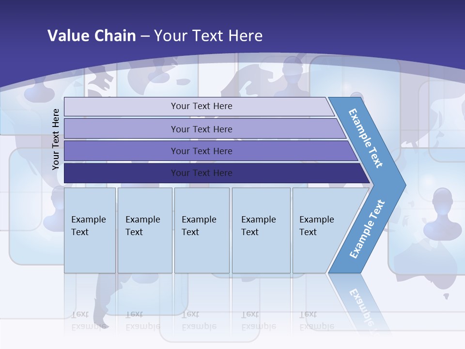 Business Globe People PowerPoint Template