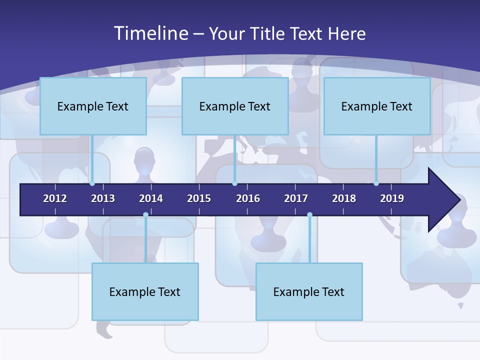 Business Globe People PowerPoint Template