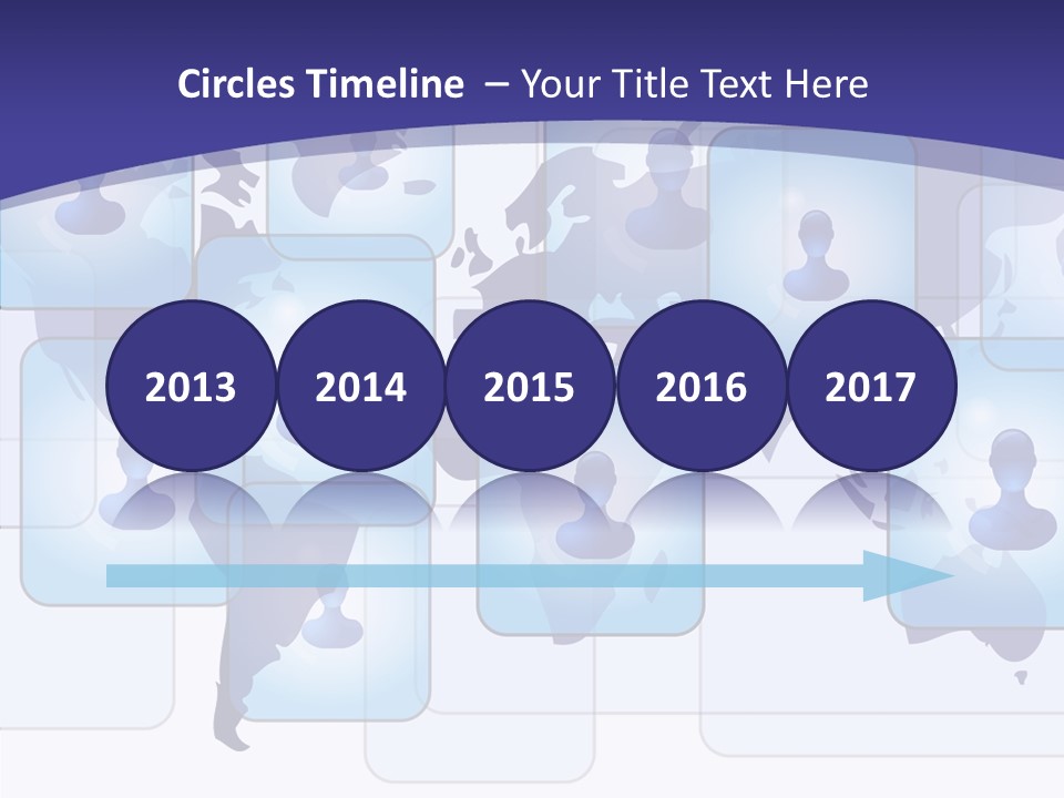Business Globe People PowerPoint Template