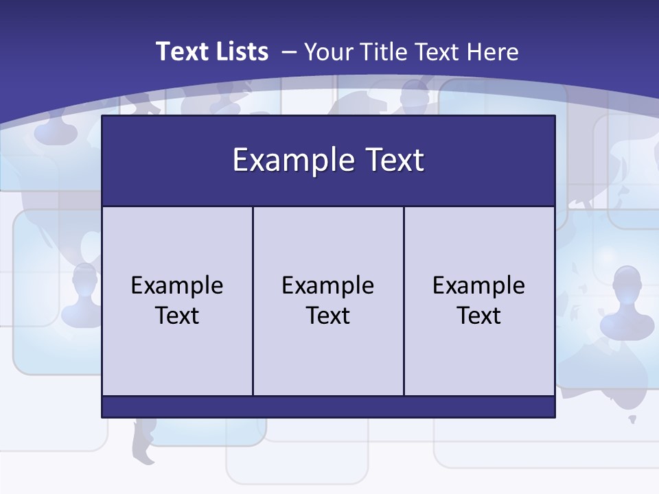 Business Globe People PowerPoint Template