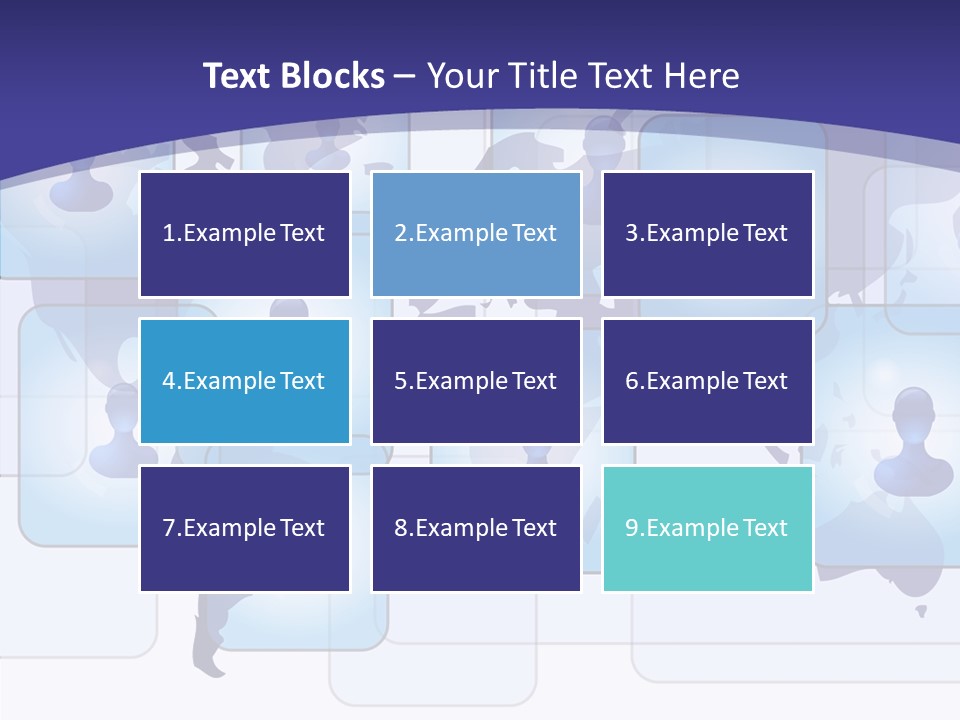 Business Globe People PowerPoint Template