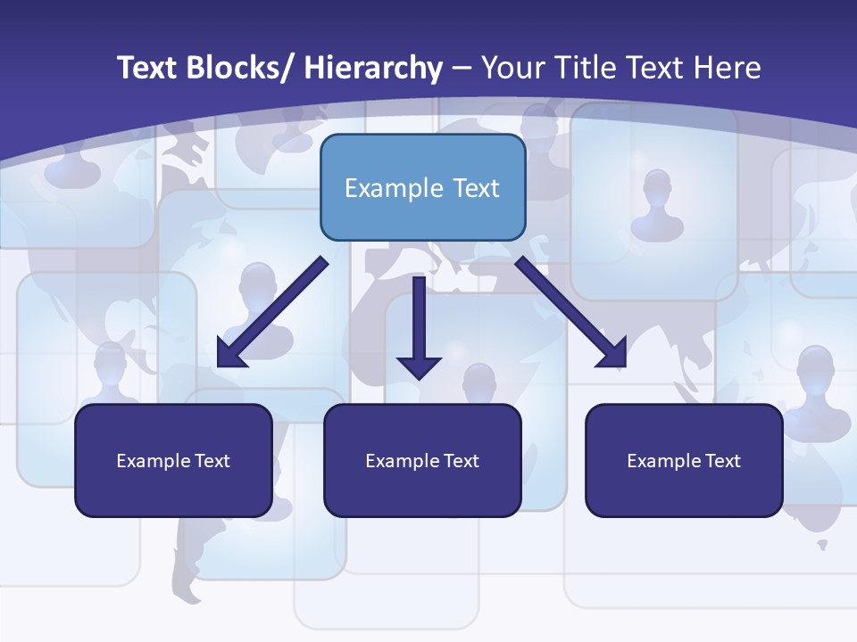 Business Globe People PowerPoint Template