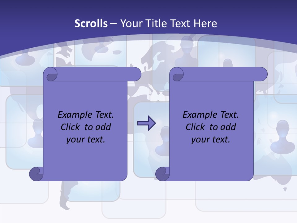 Business Globe People PowerPoint Template