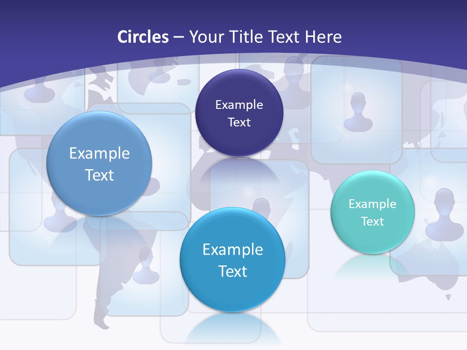 Business Globe People PowerPoint Template