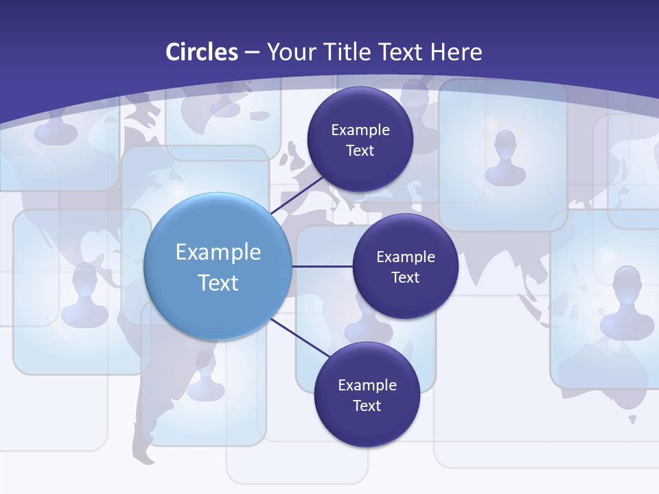 Business Globe People PowerPoint Template