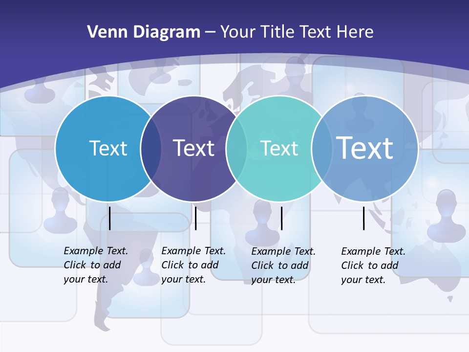 Business Globe People PowerPoint Template
