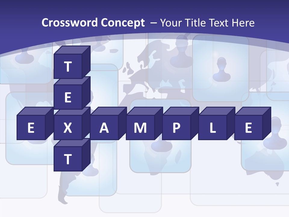 Business Globe People PowerPoint Template