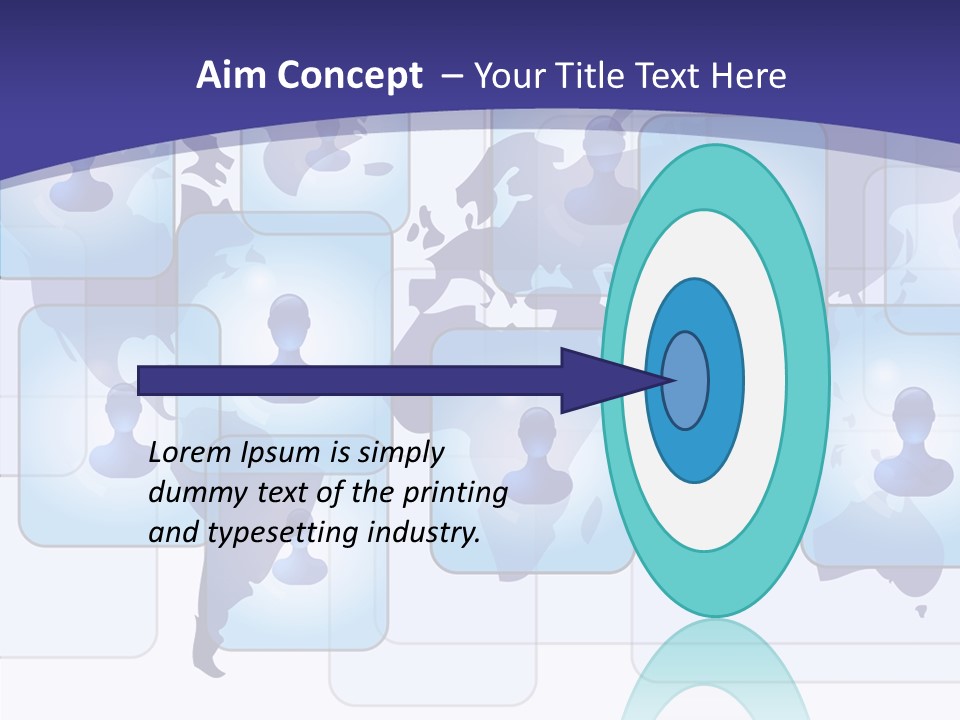 Business Globe People PowerPoint Template