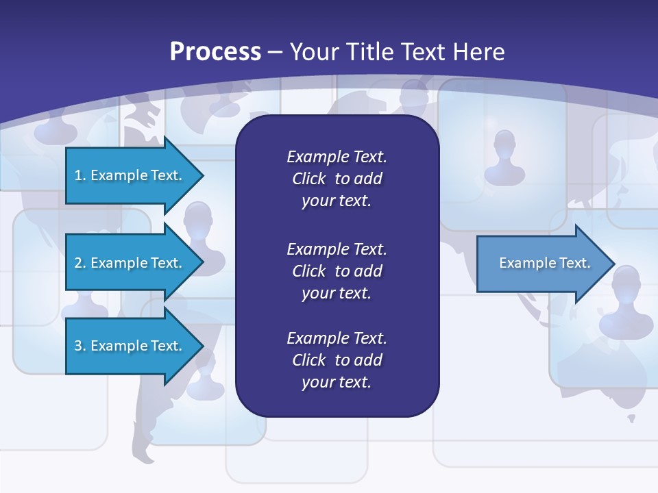Business Globe People PowerPoint Template