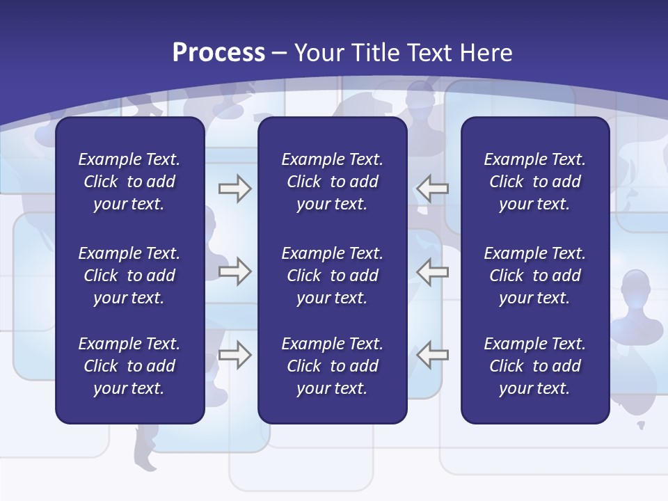 Business Globe People PowerPoint Template