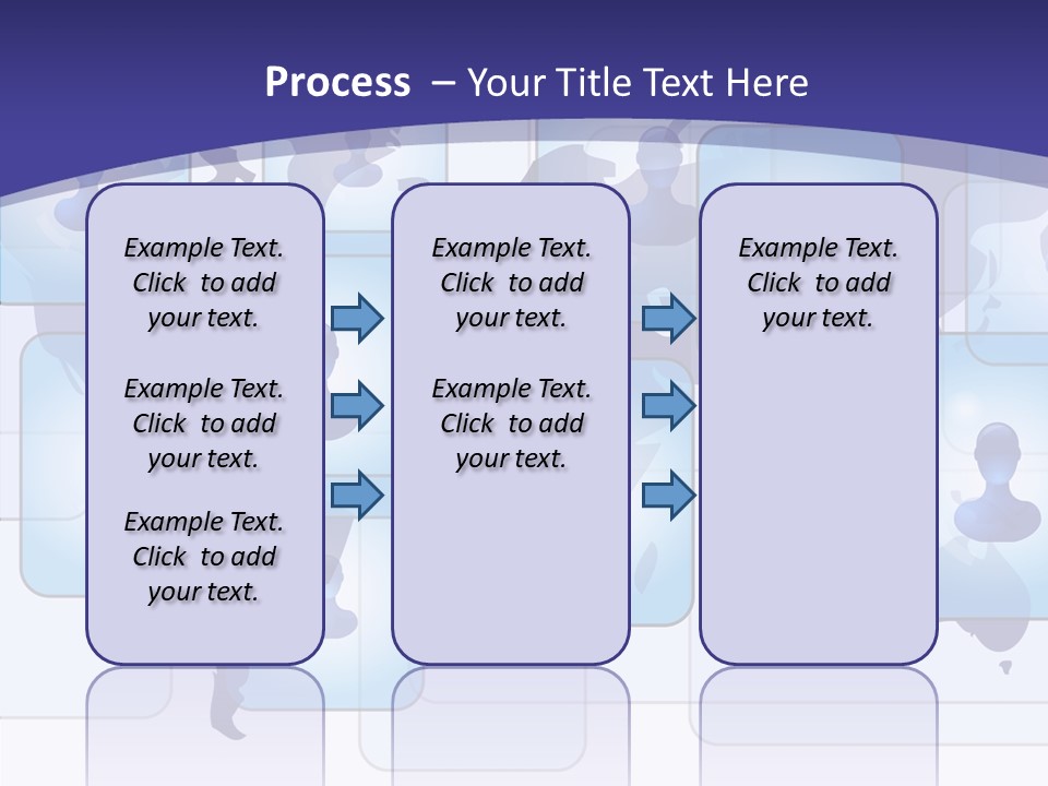 Business Globe People PowerPoint Template