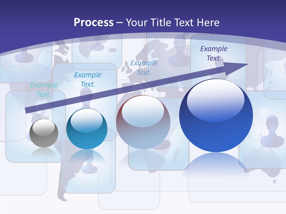 Business Globe People PowerPoint Template