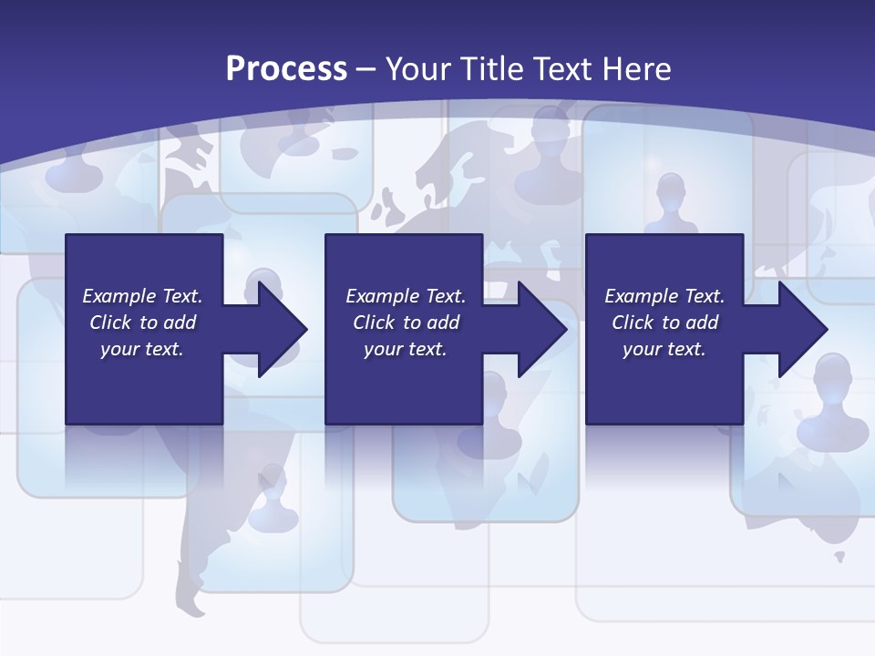 Business Globe People PowerPoint Template