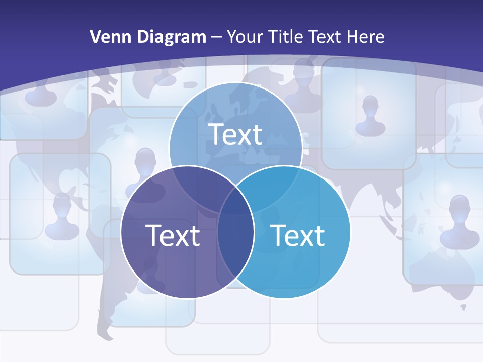 Business Globe People PowerPoint Template