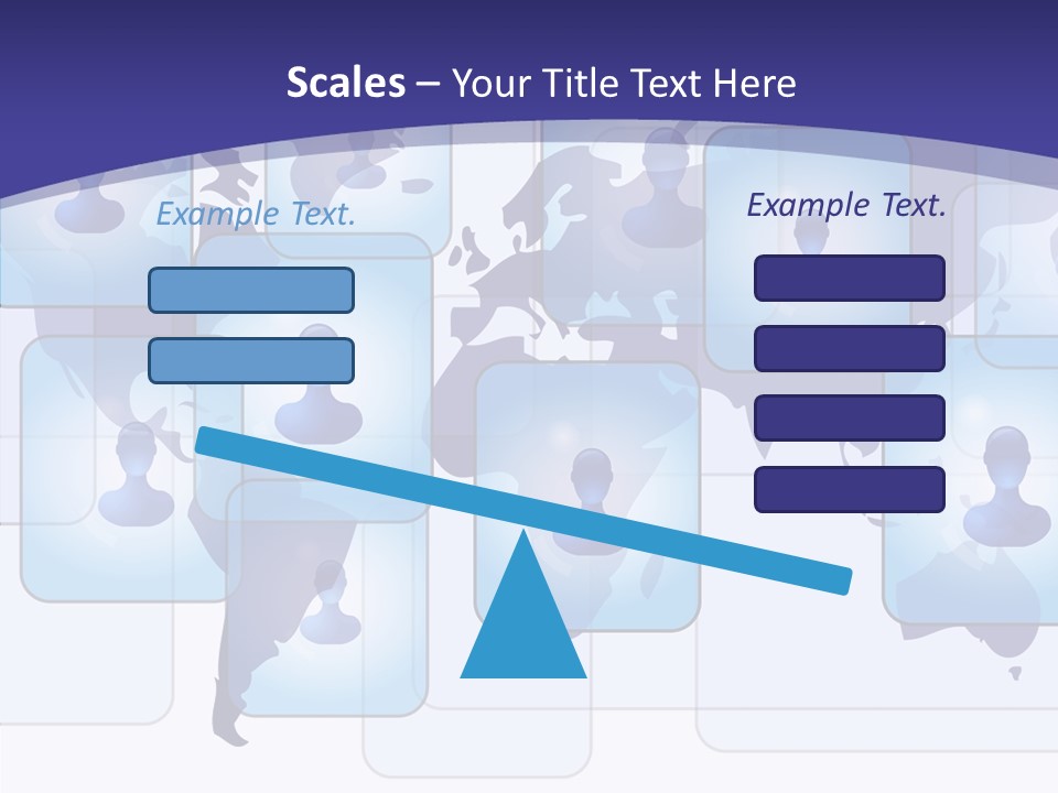 Business Globe People PowerPoint Template