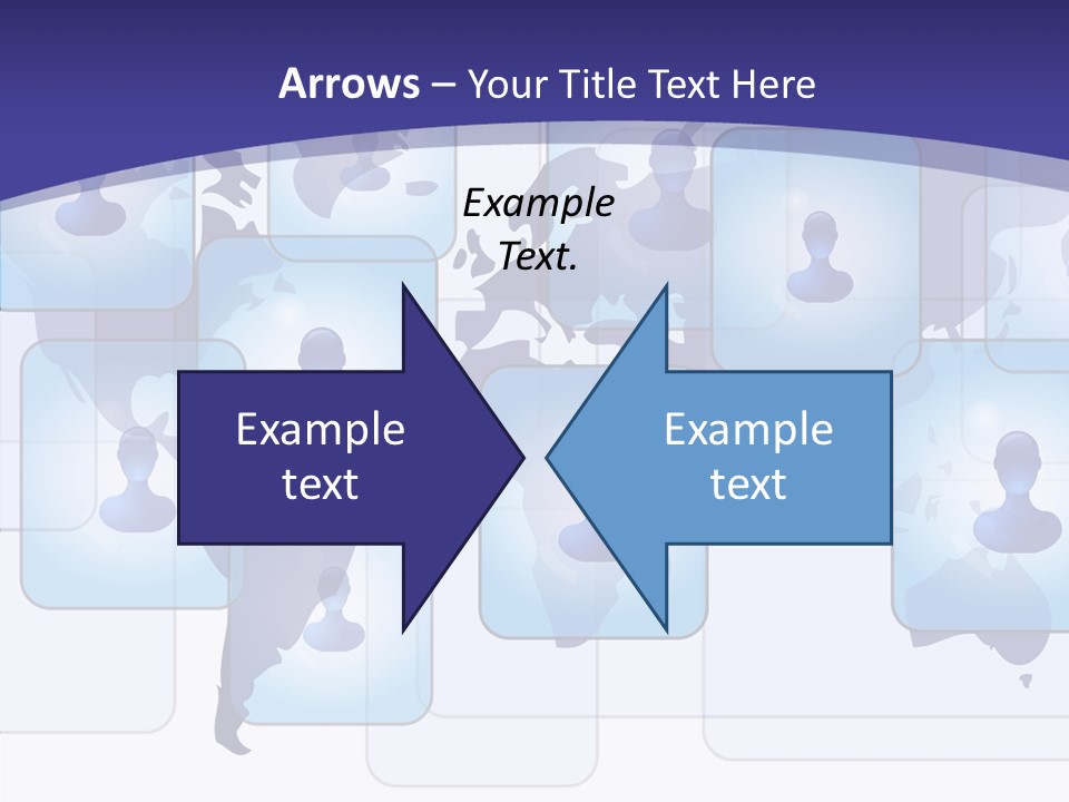 Business Globe People PowerPoint Template