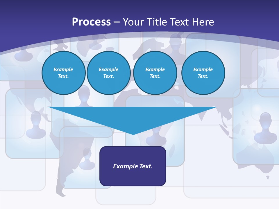Business Globe People PowerPoint Template