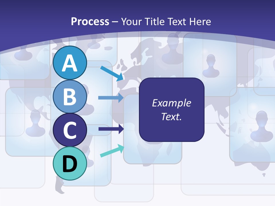 Business Globe People PowerPoint Template