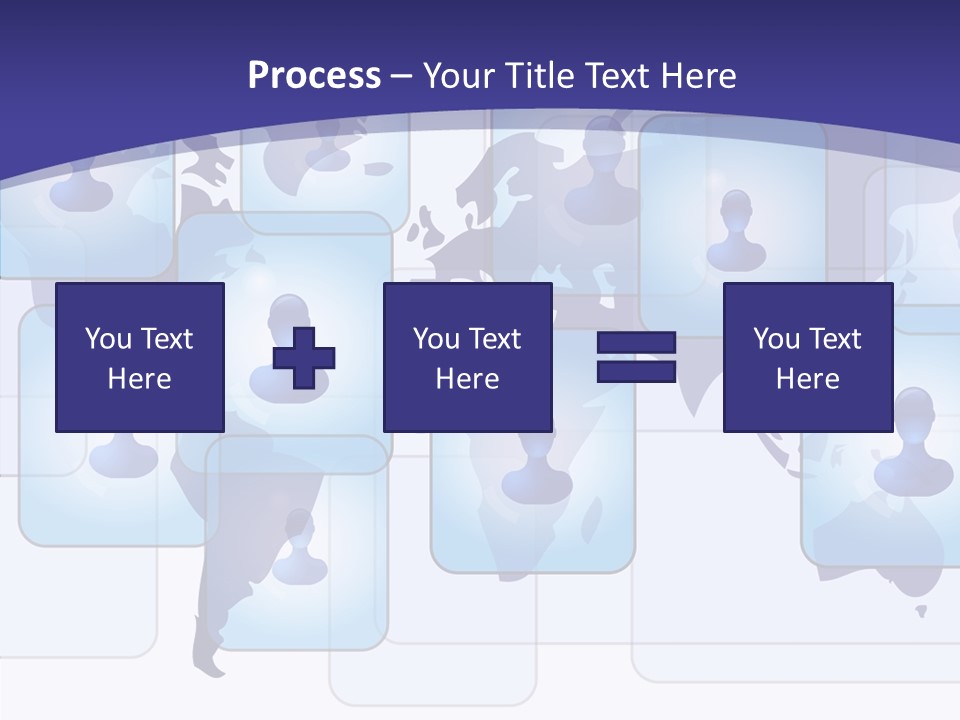 Business Globe People PowerPoint Template