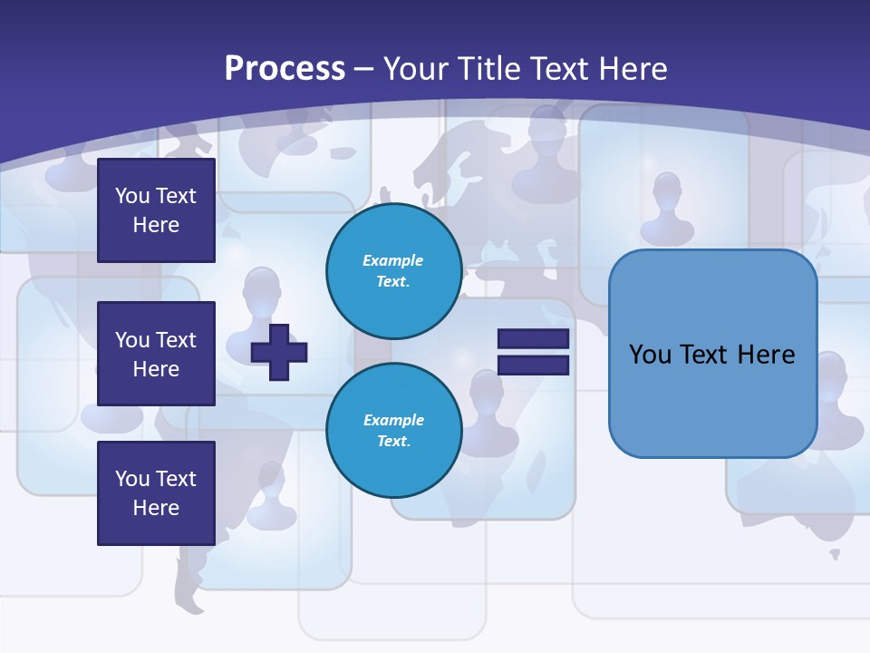 Business Globe People PowerPoint Template