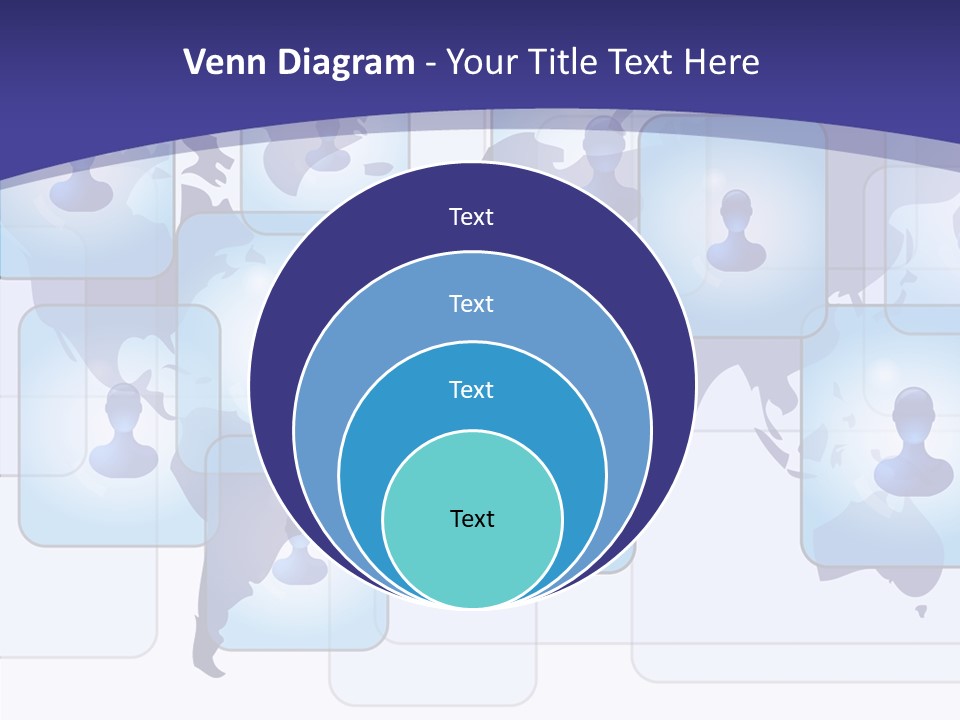 Business Globe People PowerPoint Template