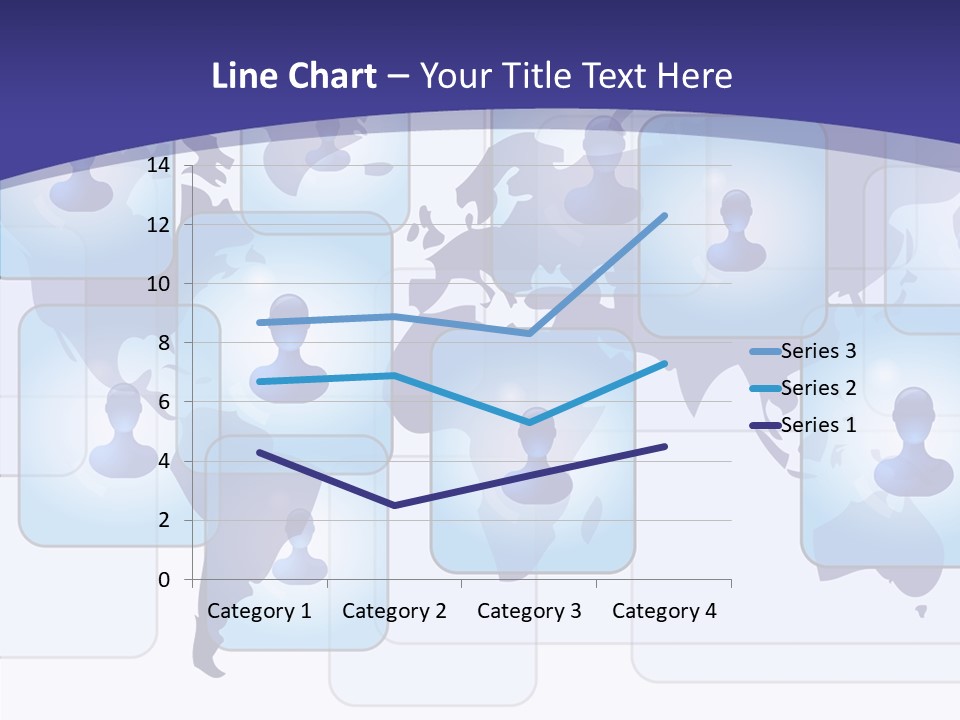 Business Globe People PowerPoint Template
