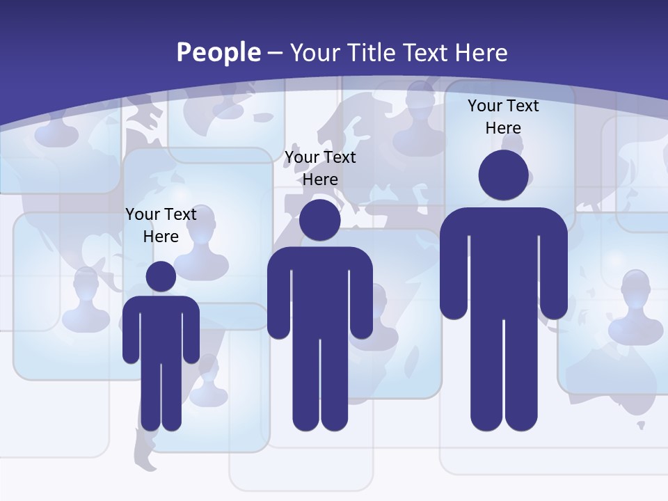Business Globe People PowerPoint Template