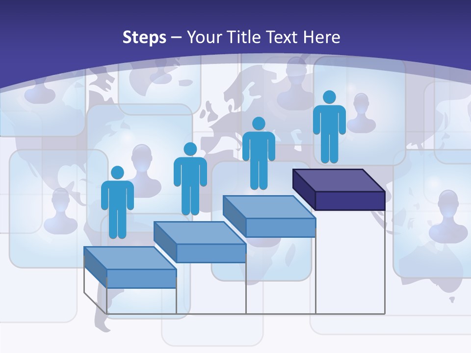 Business Globe People PowerPoint Template