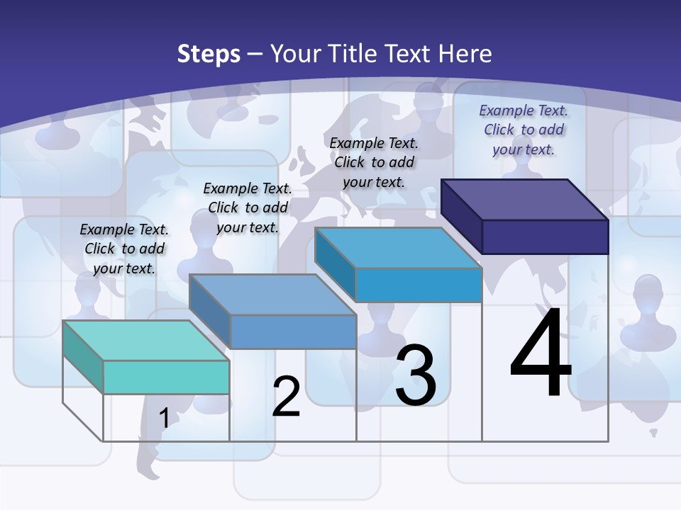 Business Globe People PowerPoint Template